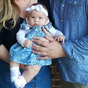 OshKosh Denim Overall Dress (3months)